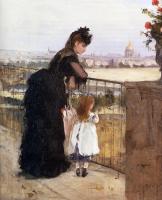 Morisot, Berthe - Woman and Child on a Balcony